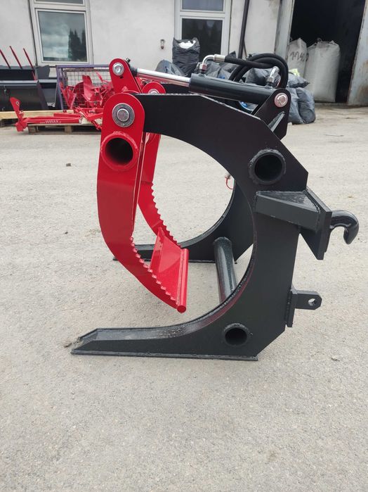 HIT Chwytak do drewna Krab Volant rozne mocowania do ładowarki tura