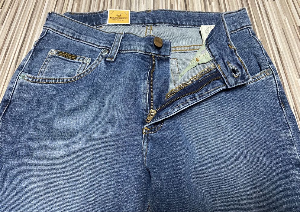 Spodnie jeans 30/31 pas 68 cm komplet 2 sztuki Lee Mawerick nowe
