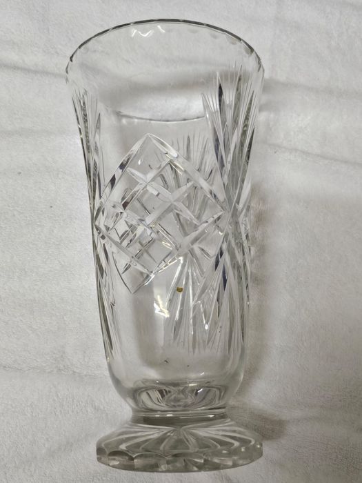 Vaso em cristal lapidado