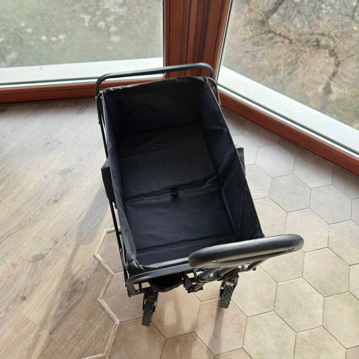 Duży Wózek Na Kółkach Wędkarski Plażowy Transportowy 100L Na Zakupy