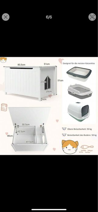 Szafka komoda na kuwetę unikat