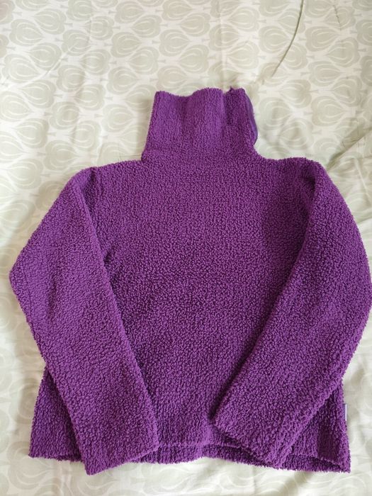 Sweter, golf fioletowy rozm. M