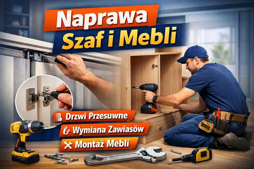 Naprawa szaf i mebli – Chrzanów | Trzebinia, Libiąż – dojazd