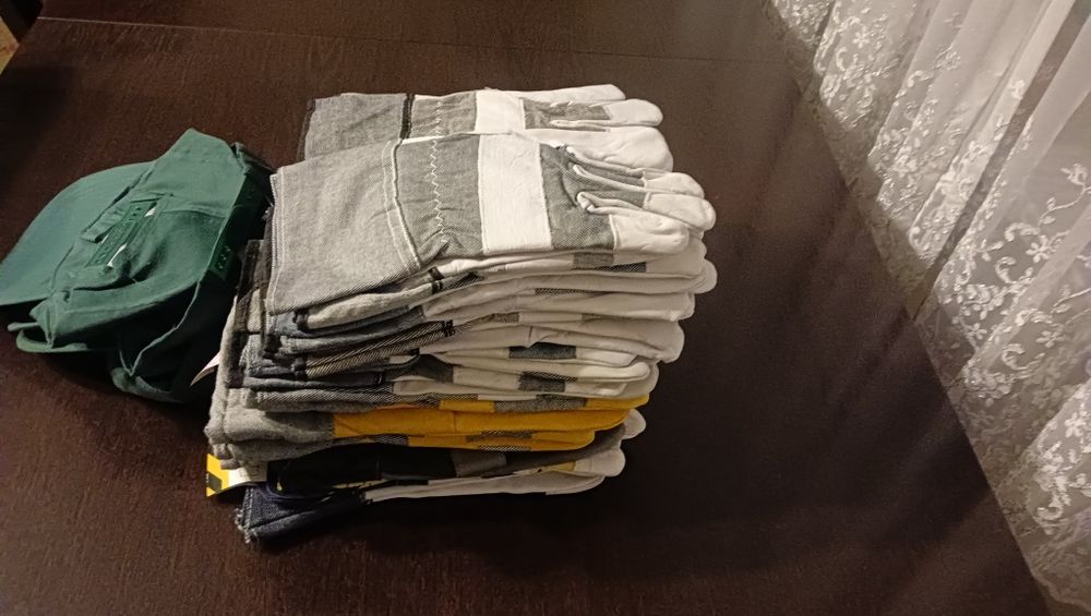 Rękawice robocze wzmacniane BHP