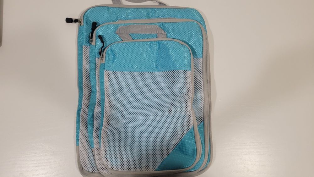 Set de 8 Sacos de Viagem Azul