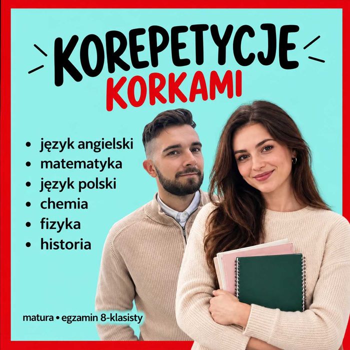 Korepetycje Matematyka Angielski Polski Chemia Fizyka Biologia Matura 8 klasa OSTATENIE WOLNE MIEJSCA