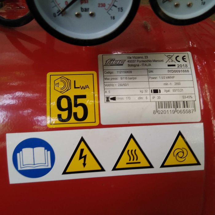 Compressor Fiac 2H 50 Litros