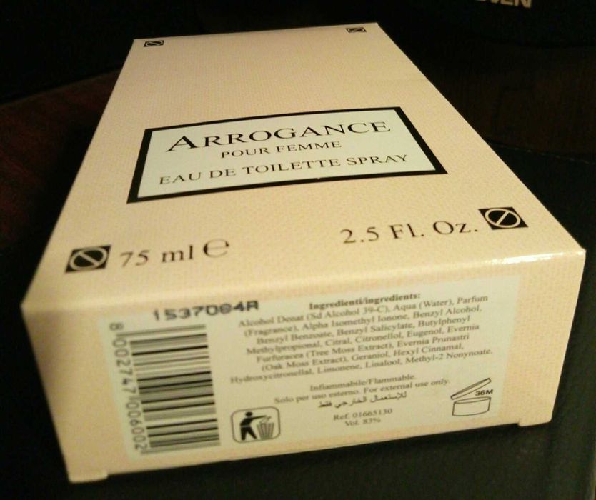 Туалетная вода Arrogance pour Femme  75 мл