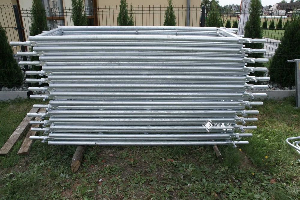 Rama stalowa 2m x 0,74m zestaw 10 sztuk