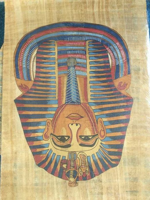 egípcio decorativo árabe decorativo - Papiro egipcio comprado no cairo