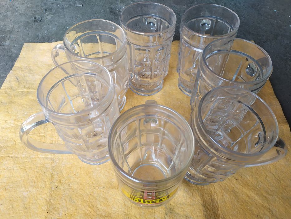 Кружки, пивные бокалы 0,5л. Новые.