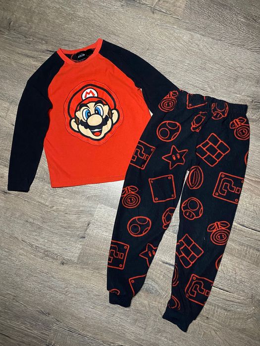 Маріо тепла піжама хлопчику 6-7р. Комплект кофта-штани для дому