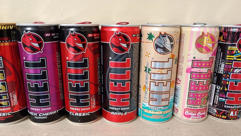 Coleção latas HELL