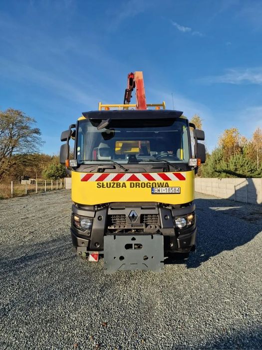 Renault C380  Renault C380 6x4 wywrotka + hds służba drogowa