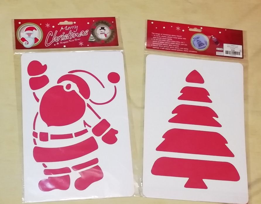 Трафарет для снега искусственного