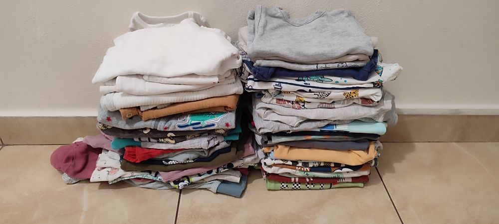 Ubranka niemowlęce dla chłopca paczka 56-68