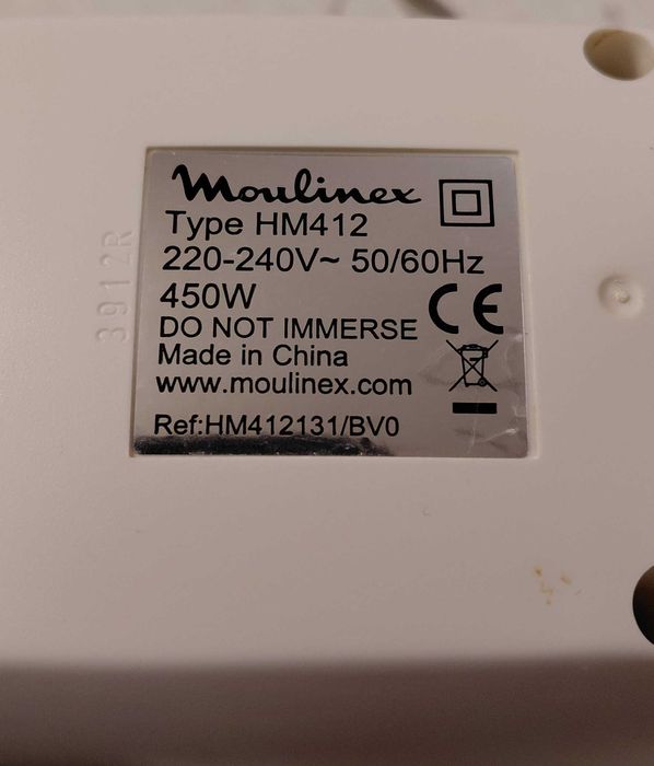 Batedeira com Taça 2,5L, Moulinex HM412