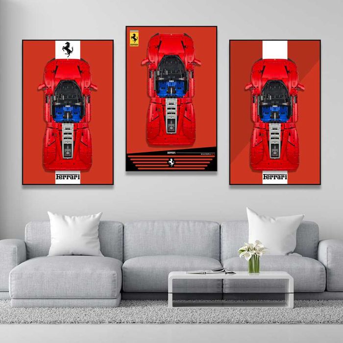 Rama / Ramka do ekspozycji ściennej LEGO Ferrari Daytona SP3 42143