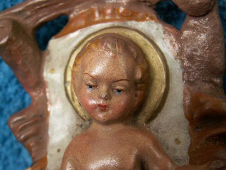 Dzieciątko -Jezusek do Szopki Bożonarodzeniowej - Figurka z Pap mache