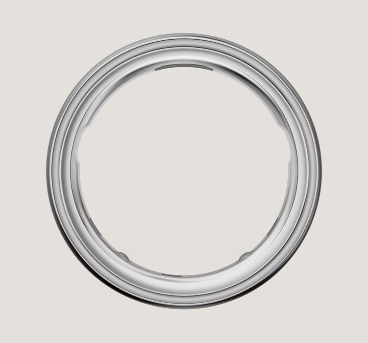 Oura ring 4 silver, black [size: 9,10]