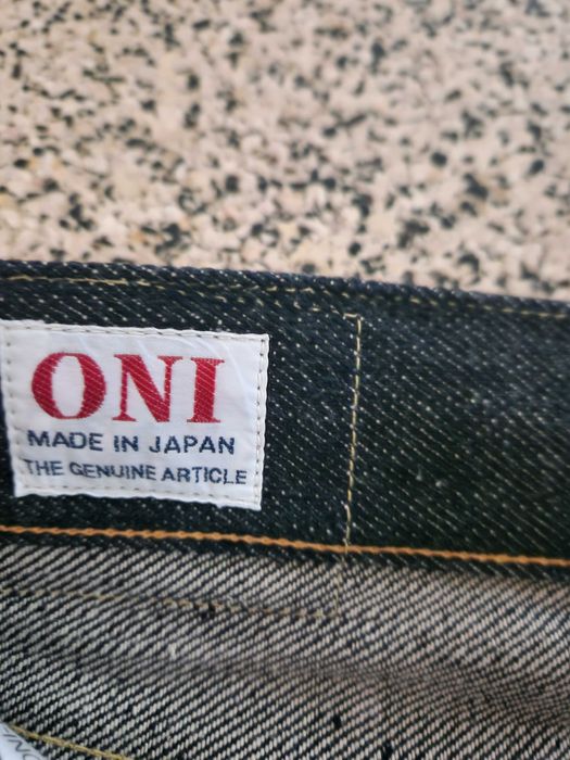 Calças de ganga ONI 107ZR 20oz 'Secret Denim' Regular Tapered