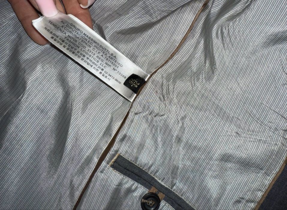 Garnitur komplet Massimo Dutti marynarka i spodnie 36 S żakiet