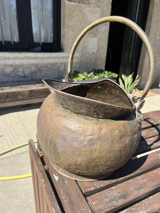 Peças em cobre Antigo
