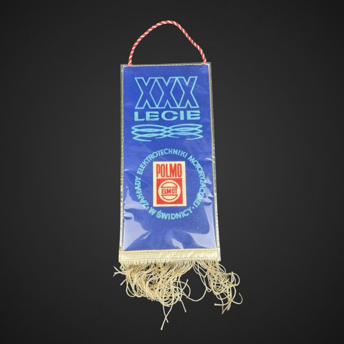 Proporczyk PRL 30 lecie Polmo Elmot Świdnica 1977 B61/021104