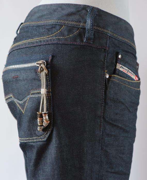 Diesel Lowky spodnie jeansy W29 L34 pas 2 x 42 cm