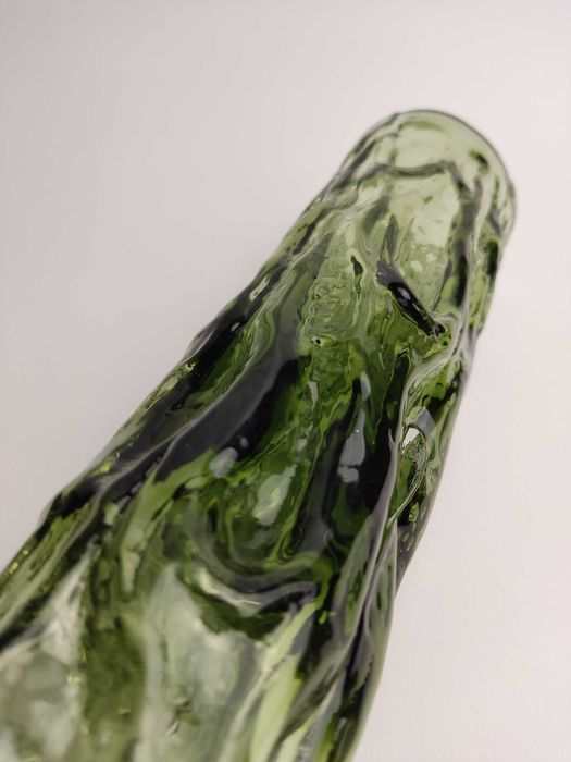 Wazon szklany " Kora " - bark glass - huta szkła Ingrid Glass - Wokan