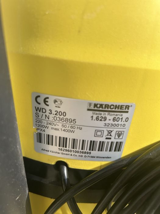 Odkurzacz Karcher WD3 - 1400 W