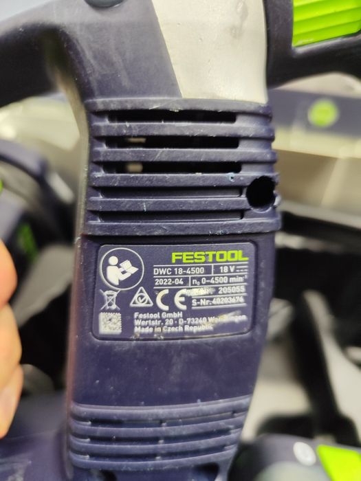 Festool DWC 18-4500 безщітковий акумуляторний стрічковий шуруповерт Фе