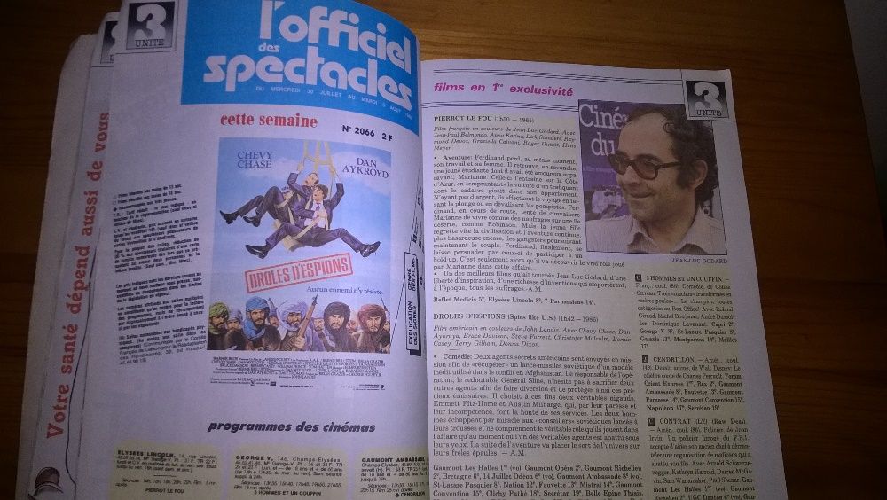 Livro de aprendizagem de francês, Canal Plus 2.