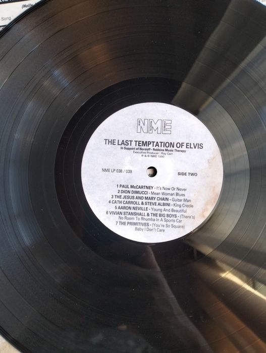 Disco de vinil LP x2 The Last Temptation of Elvis
