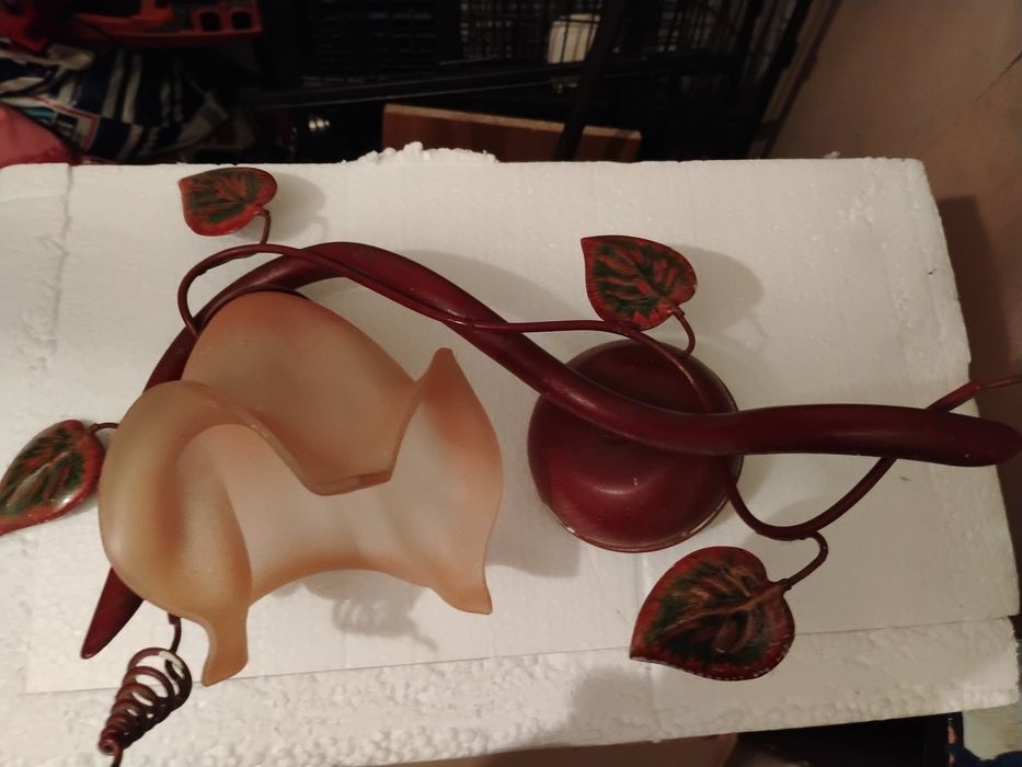 Komplet kinkietów kwiaty