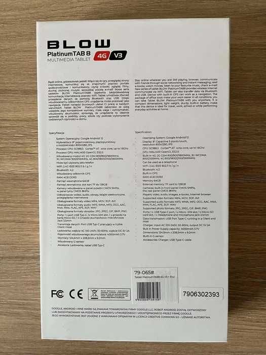 Tablet Blow Platinium Tab 8 V3