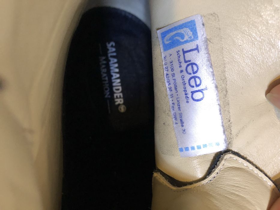 Кожаные ортопедические ботинки сандали Leeb orthopade 44р