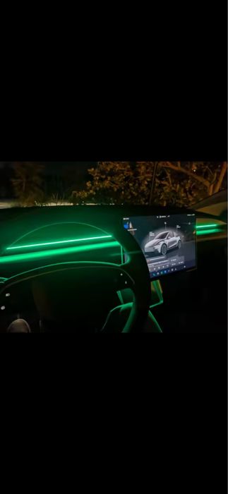 Luz ambiente para Tesla com Sensor Automatico