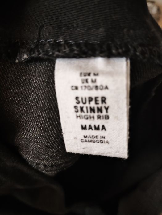 Spodnie jeansowe ciążowe H&M Mama
