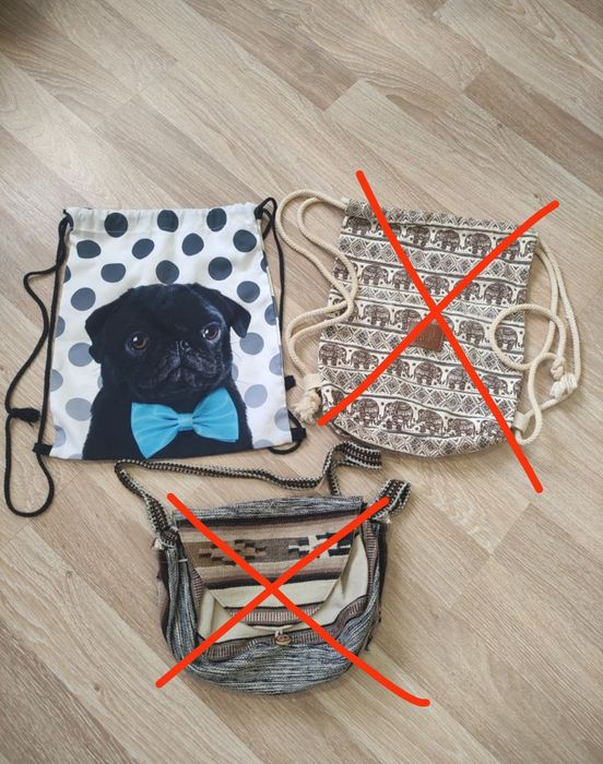 Сумка для обуви в школу тканевая сумка