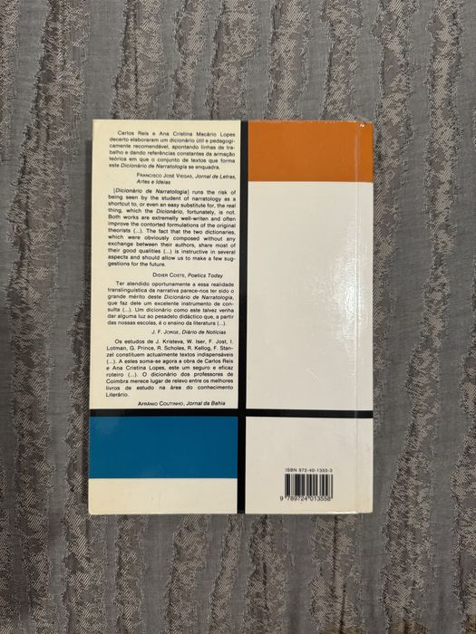 Dicionário de Narratologia
