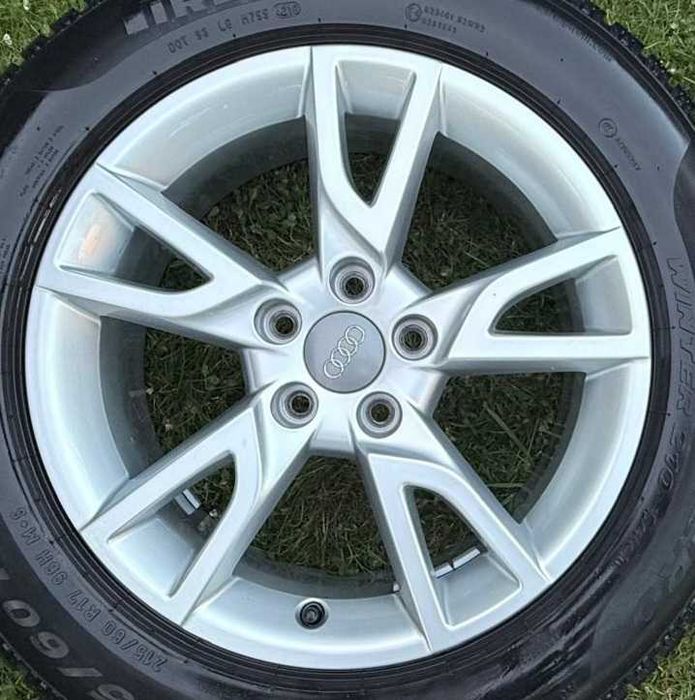 Koła Alufelgi 5x112 OEM 17" AUDI Q2* Q3* A3 8P* 8V* A4 B6 B7* A6 C6 + opony zimowe 215/60r17 Pirelli