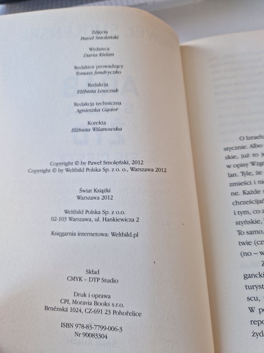 Książka Arab strzela Żyd się cieszy Paweł Smoleński