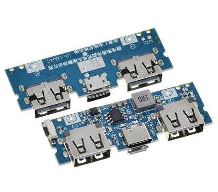 Плата контроллер модуль Powerbank Li-lon 18650 2,4A IP5407 повербанк