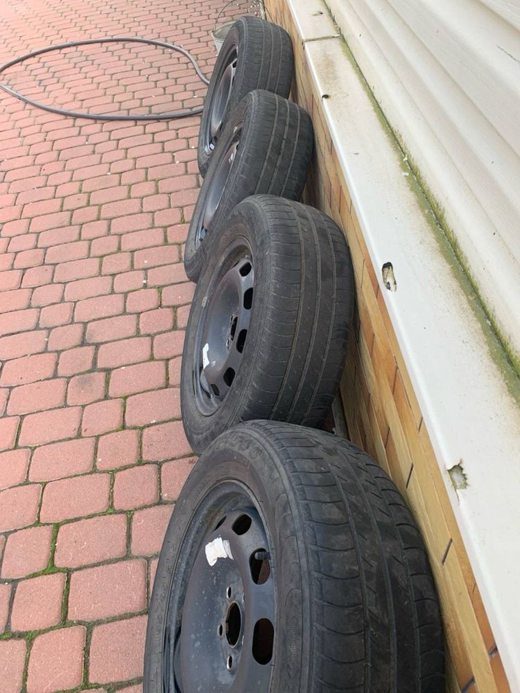 Диски та резина 5x112 R15: 3 200 грн. - Колеса в зборі Фастів на Olx