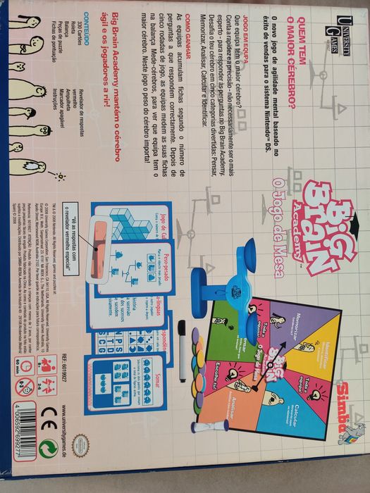 Jogo de mesa "Big Brain academy"