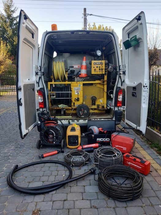 Czyszczenie Hydraulik Udrażnianie PRZEPYCHANIE RUR kamera KANALIZACJA
