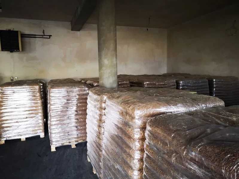 Pellet drzewny 100 % sosnowy Paleta 1005kg Transport Gratis