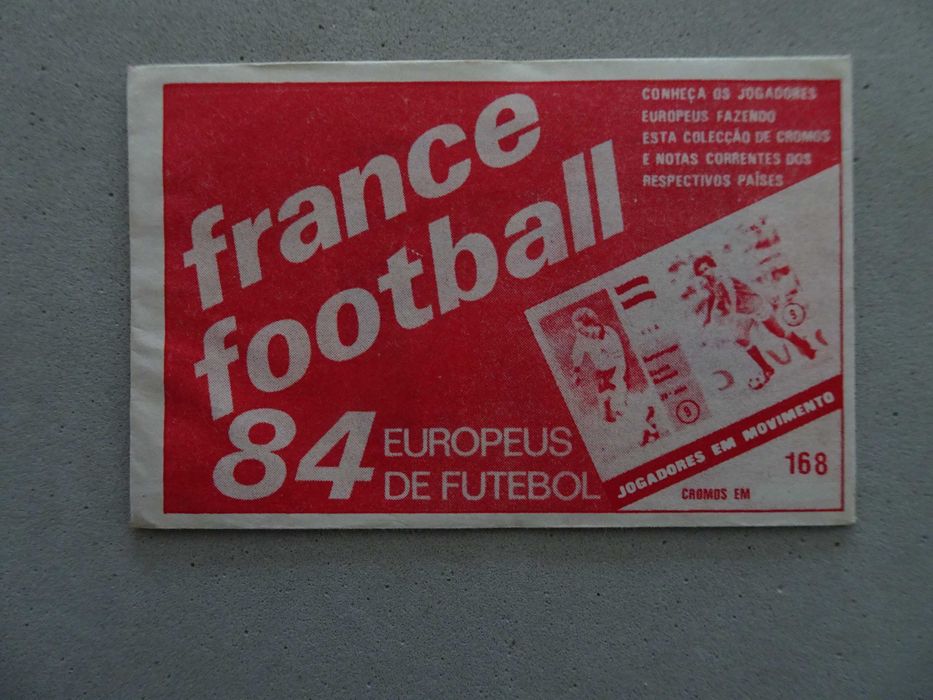 Carteira de cromos fechada Futebol - France Football 84