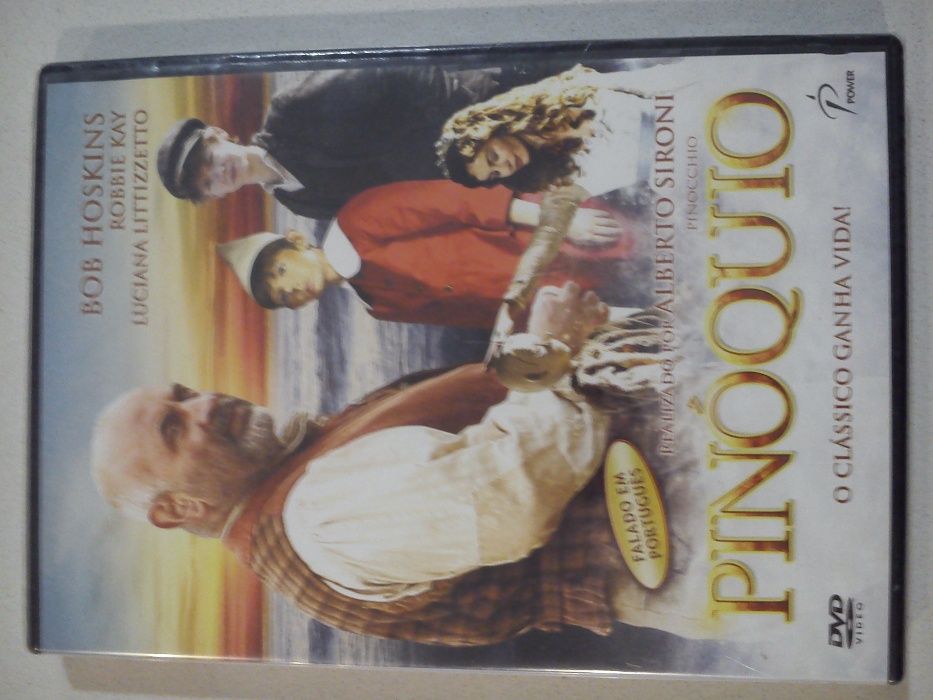 DVD Pinóquio filme falado português (personagens reais)